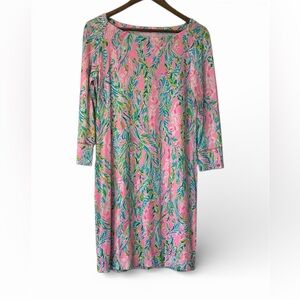 Lily Pulitzer Colorful Floral Print Dress